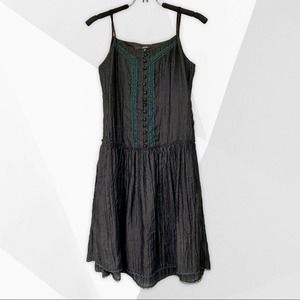 BESS Sleeveless Multilayer Lace Trim Dress Size Small